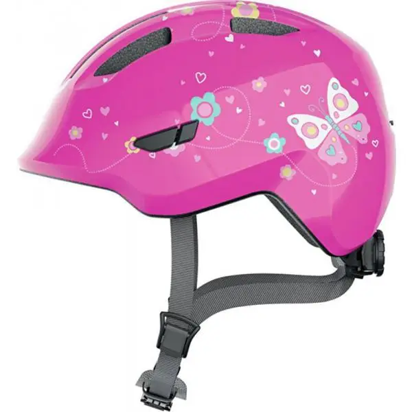 Přilba ABUS Smiley 3.0 pink butterfly Akce