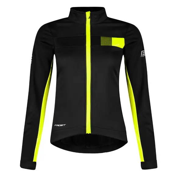 Cenová Bomba Bunda Force Frost dámská softshell, černo-fluo