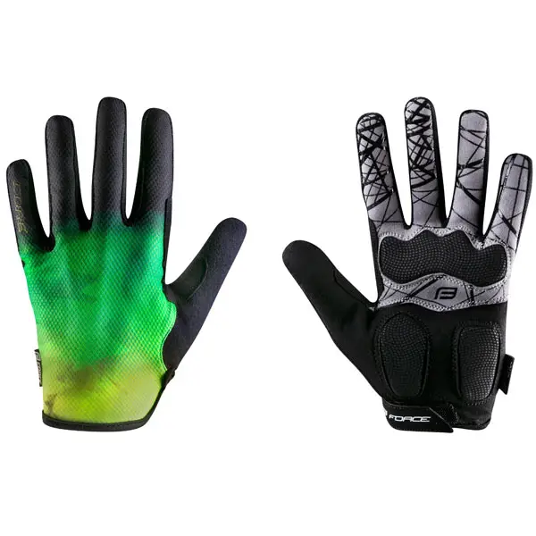 Nová Kolekce Rukavice Force MTB Core letní, fluo-zelené