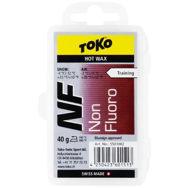 Vysoce Kvalitní Vosk Toko NF Hot Wax red 40g