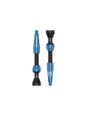 Nízká Cena Bezdušové ventilky Lezyne CNC TLR Valves, Modré
