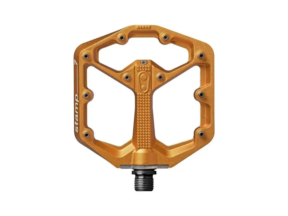 Pedály CrankBrothers Stamp 7, Orange Hit Sezóny