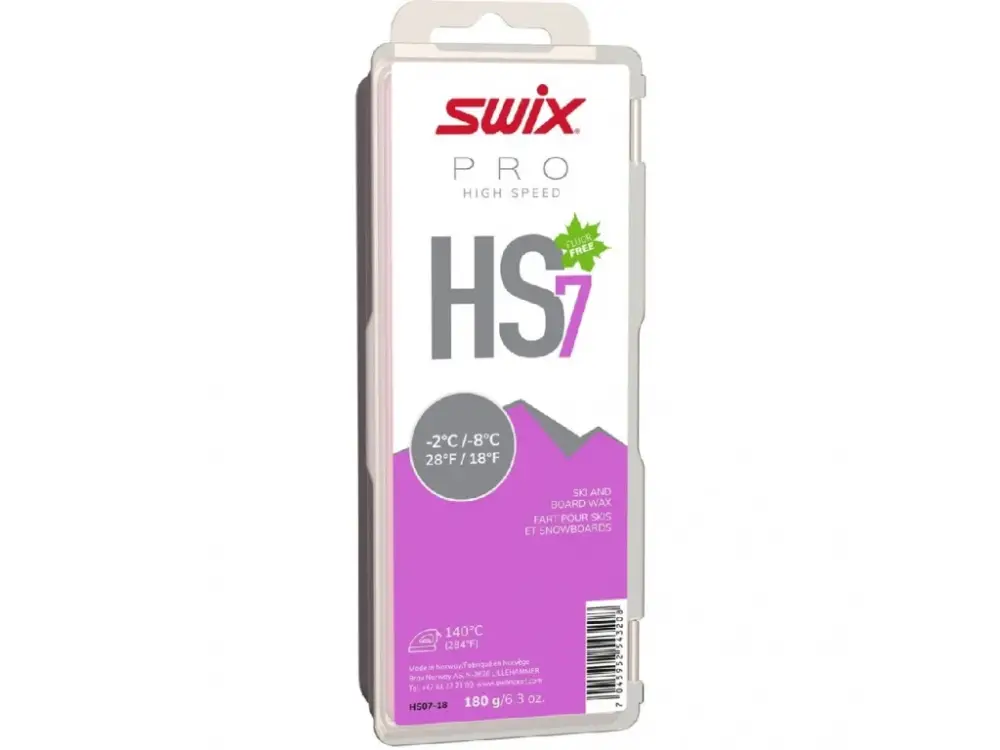 Vysoce Kvalitní Vosk SWIX HS07-18, 180g