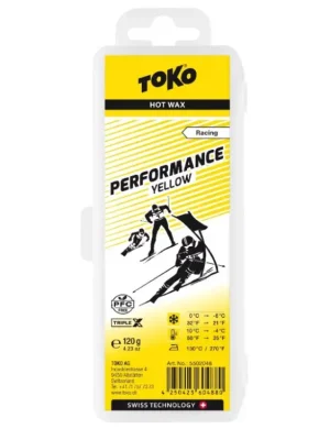 Jen Po Omezenou Doba Vosk TOKO Triplex Performance Yellow, 120g