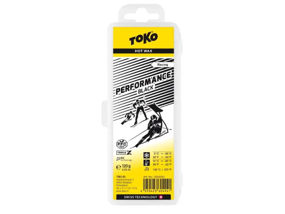 Vosk TOKO TripleX Performance Black, 120g Vrácení Zdarma