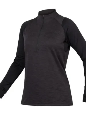 Dámská mikina Endura SingleTrack Fleece, Černá Tovární Cena
