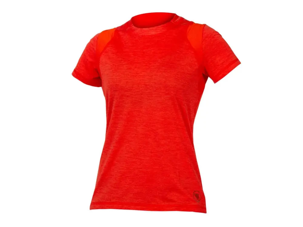 Endura Dámský dres SingleTrack s krátkým rukávem, Paprika Dokud Zásoby Vydrží