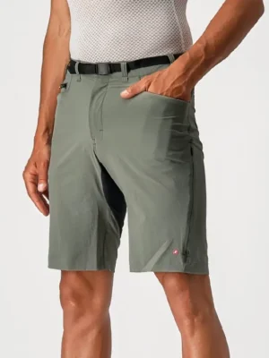 Volné kraťasy Castelli Unlimited Trail Baggy Short, Forest Gray Aktuální