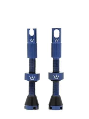 Nejlepší Cena Bezdušové ventilky Peaty's X Chris King Tubeless Valves MK.II, 42mm Navy Blue