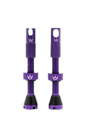 Oblíbený Bezdušové ventilky Peaty's X Chris King Tubeless Valves MK.II, 42mm Violet