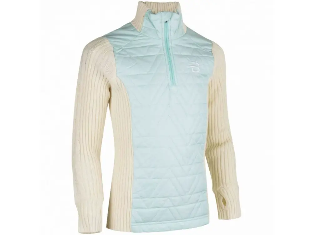 Vrácení Zdarma Dámský svetr Bjorn Daehlie Comfy W 22/23, Modrá/béžová