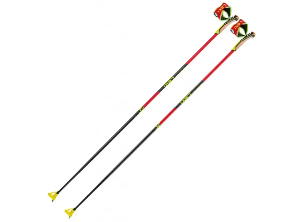 Běžecké hole Leki PRC 750, Red/Neon Yellow Autentický