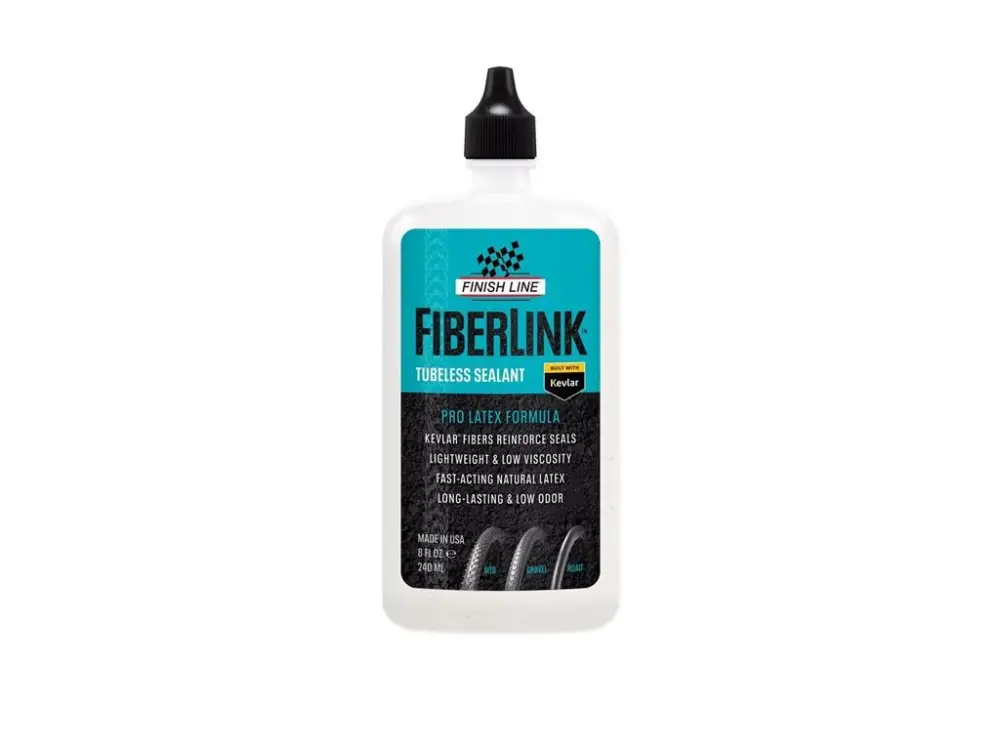 Sezónní Sleva Bezdušový tmel Finish Line Fiberlink Tubeless Sealant, Pro Latex 240ml