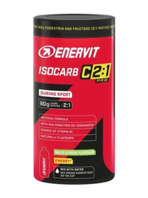 Nová Kolekce Dóza Enervit Isocarb C2:1 650g, citron