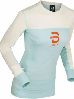 Aktuální Dámské funkční triko Bjorn Daehlie Performance Tech LS W 20/21, Světle modro/bílá