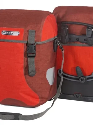 Horká Nabídka ORTLIEB Sport-Packer Plus - červená / tmavě červená - QL2.1 - 30 L - pár