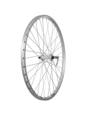 Zapletené přední kolo 26" RMX 719 stříbrný ráfek 36 děr Nejlepší Volba
