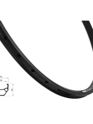 Nejlepší Cena ráfek 26" Dragon 559x19 černý 36 děr disc