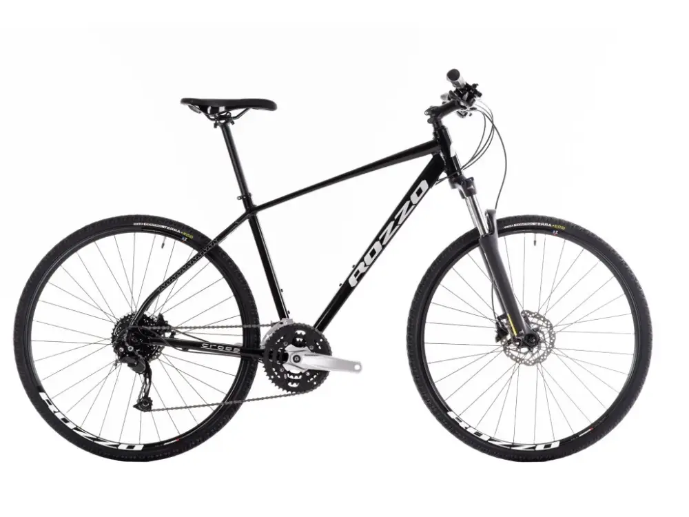 Cenový Hit Trekkingové kolo ROZZO GRIT 80 28" 2026 - černá/stříb