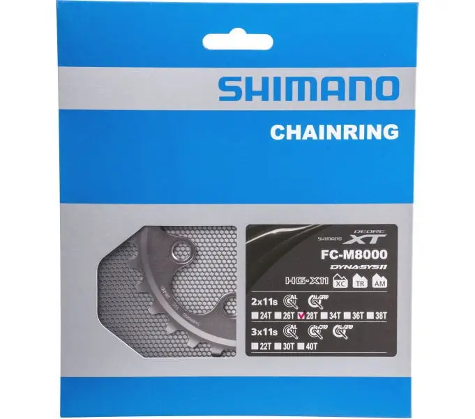Akční Nabídka převodník 28 Shimano XT FC-M8000 2x11 4 díry
