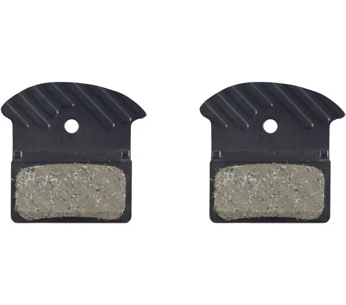 Zlevněný brzdové destičky Shimano J05A-RF polymer s chladičem original balení