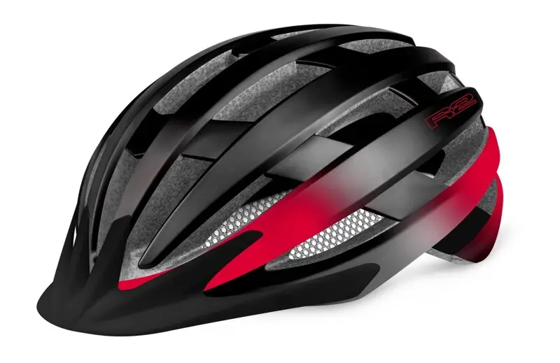 Zlevněný Přilba R2 VENTU černá, červená L: 58-61 cm 2023