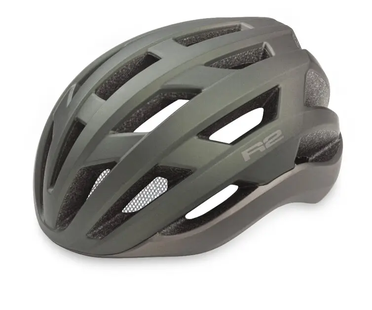 Přilba R2 VERGE zelená, metalicky matná L: 59-61 cm Omezená Nabídka