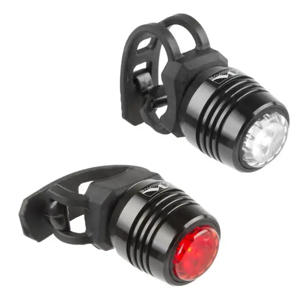 blikačka přední+zadní M-Wave Apollon Mini USB černé Originální