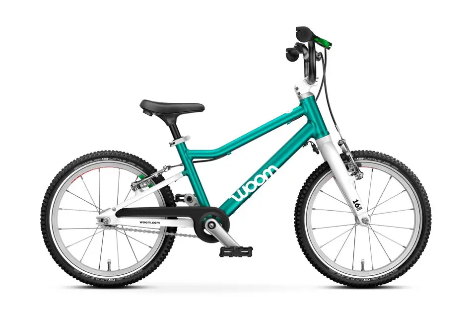 Výprodej WOOM 3 GO 2025 Metalic Turquoise tyrkysová 16"