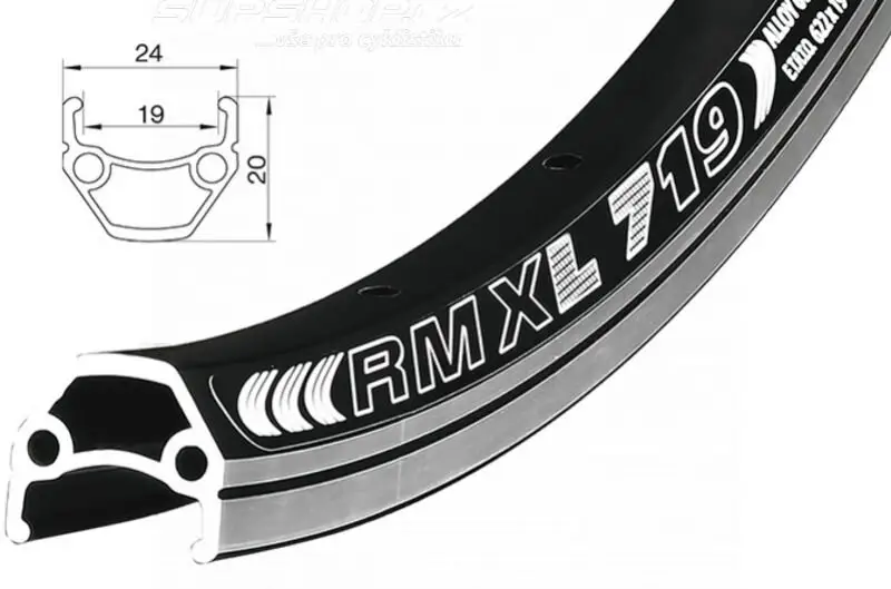ráfek 406 REMERX Dragon 406x19 36 děr černý Bezpečná Platba