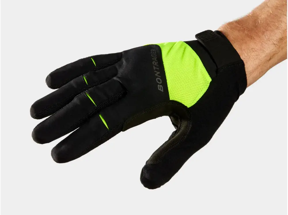 Rukavice Bontrager CIRCUIT celoprsté Twin Gel radioactive yellow Expresní Doručení