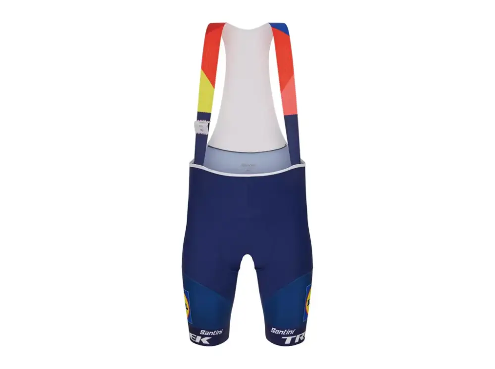 Horká Nabídka TREK Týmové kraťasy s laclem Santini Lidl-Trek RSL tmavě modrá/žlutá