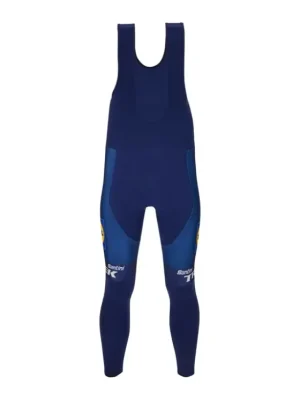 TREK Replika termokalhot s laclem týmu Lidl-Trek od Santini tmavě modrá/žlutá Přímo Od Výrobce